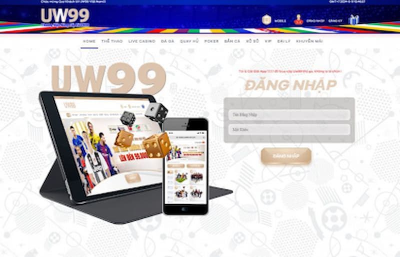 Hướng dẫn đăng nhập UW99